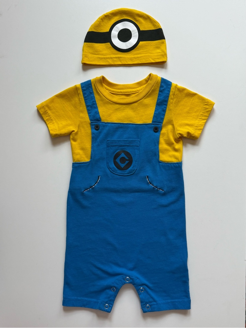 Universal Studios Despicable Me Minion Costume Onesie, Blue/Yellow - Size 24M